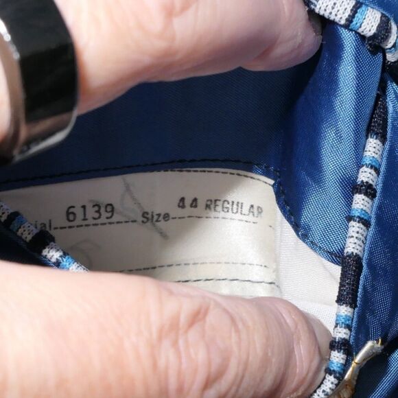 VTG Buckingham Clothes Morville Men's UK Sz 44R Blue Tartan Plaid Groovy Preppy - Picture 11 of 14